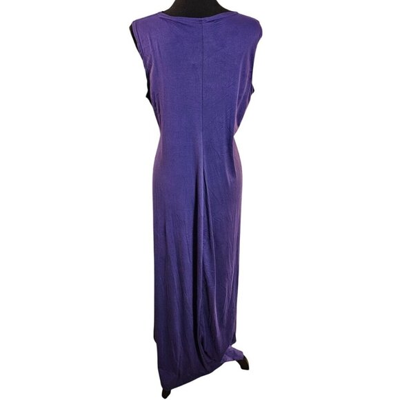 Purple Summer Bodice Wrap  or Bathing Suit Coverup, Size XXL - Picture 3 of 6